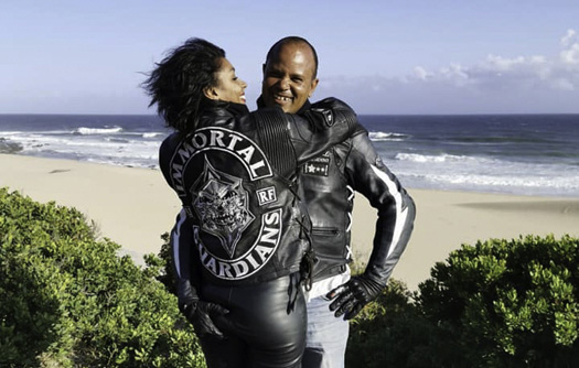 Lycan and Elvina from the Immortal Guardians MC Grahamstown Chapter