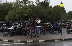 Immortal Guardians MC attending the 2019 Poison Rally in Kroonstad
