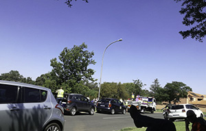 Immortal Guardians MC Members escorts Santa through the streets of Benoni