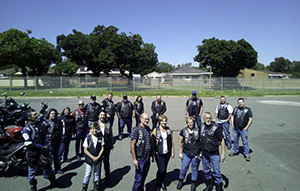 Immortal Guardians MC Members escorts Santa through the streets of Benoni