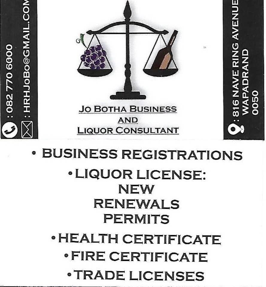 Business reg, liquor license, permits and renewals